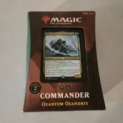 MTG Quantum Quandrix SEALED Commander Deck 2021 Magic The Gathering 630509959020 - Image 1