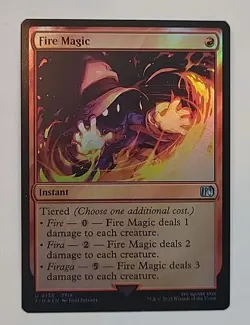 MTG FINAL FANTASY FIRE MAGIC FIN 0136 FOIL UNCOMMON UNIVERSES BEYOND - Image 1