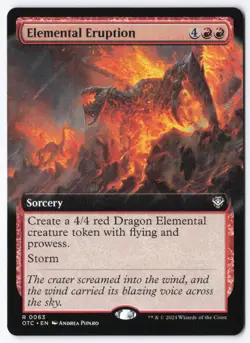 Elemental Eruption (Extended Art) R Commander: Outlaws of Thunder Junction 63 NM - Image 1