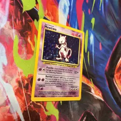 Pokemon TCG Mewtwo Base Set 10/102 Holo 1999-2000 Wizards Base Set Copyright... - Image 2