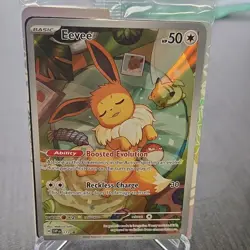 Pokemon Eevee 173 Sv: Scarlet & Violet Promo Holo Basic 50 HP Boosted Evolution - Image 1