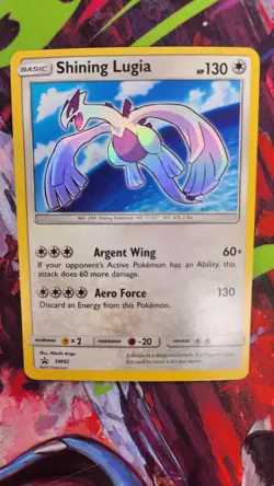 Shining Lugia SM82 Promo SM Black Star Promos Pokemon NM-LP - Image 1
