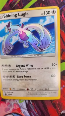Shining Lugia SM82 Promo SM Black Star Promos Pokemon NM-LP - Image 3