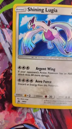 Shining Lugia SM82 Promo SM Black Star Promos Pokemon NM-LP - Image 4