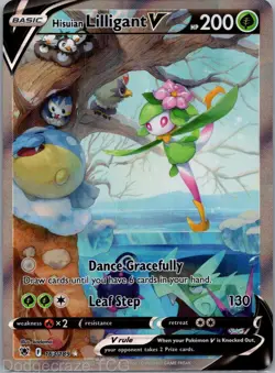 Hisuian Lilligant V 163/189 Rare Ultra Astral Radiance Pokemon NM - Image 1