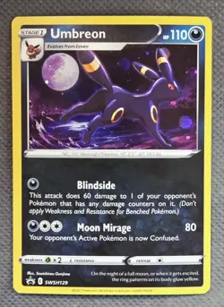 Umbreon SWSH129 Sword & Shield Series 2024 Promo Pokemon TCG - Image 1