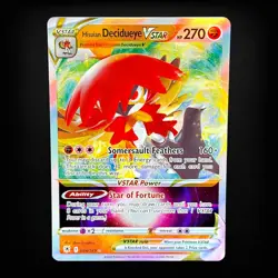 Pokemon Astral Radiance Hisuian Decidueye VSTAR #084/189 Ultra Rare NM - Image 1