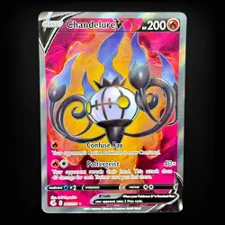 Pokemon Fusion Strike Chandelure V (Full Art) #247/264 Ultra Rare NM - Image 1