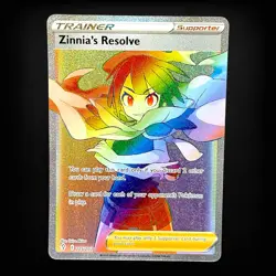 Pokemon Evolving Skies Zinnia's Resolve #225/203 Secret Rare NM - Image 1
