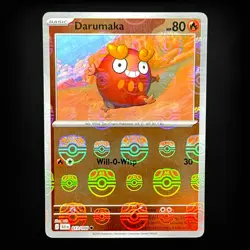 Pokemon TCG SV: Black Bolt Darumaka (Master Ball Pattern) #013/086 NM - Image 1
