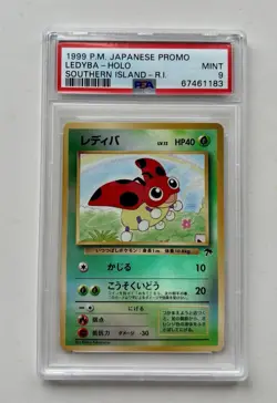 1999 Pokemon Japanese Promo Southern Island Ledyba PSA 9 MINT! 💎 - Image 1