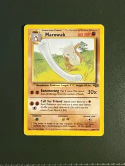 Pokemon Card Marowak 39/64 Jungle Series - Image 1