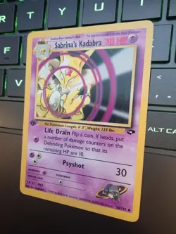 Sabrina’s Kadabra 1st Edition 58/132 – Gym Heroes – Non-Holo – NM Pokemon Card - Image 4