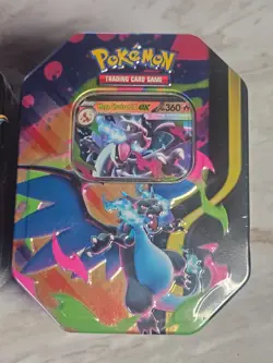 Mega Charizard X and Y Ex Tins Factory SEALED Set of 2 Pokemon TCG - Image 3