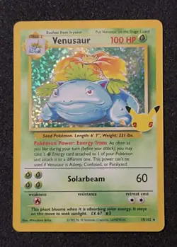 Venusaur 15/102 Celebrations Classic Collection Holo - Pokemon TCG - Image 1