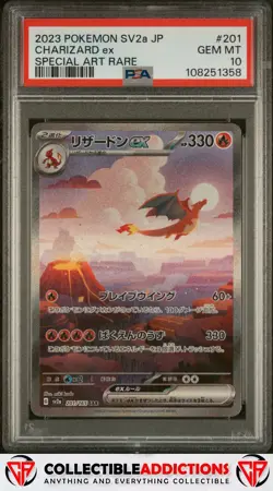 2023 Pokemon Japanese Sv2a Pokemon 151 #201 Charizard Ex PSA 10 - Image 1