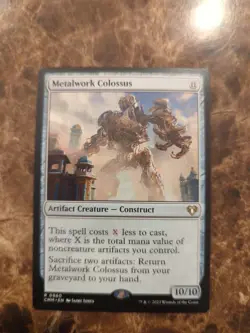 MTG Metalwork Colossus Commander Masters 0960 Regular Rare - Image 1