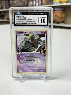 DUSKNOIR FB POKEMON 2009 SUPREME VICTORS CROSS HOLO CGC 10 - Image 1