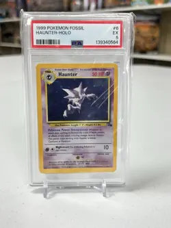 1999 POKEMON FOSSIL HAUNTER - HOLO PSA 5 - Image 1