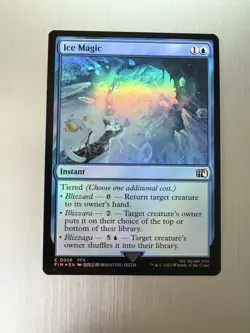 Ice Magic - 56 - Magic: Final Fantasy MTG - Common - FOIL - FFX - Lulu - Image 1