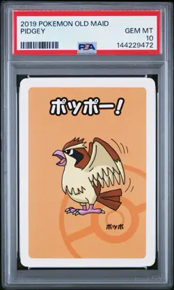 2019 Pokemon Babanuki Old Maid Pidgey PSA 10 Gem Mint - Image 1