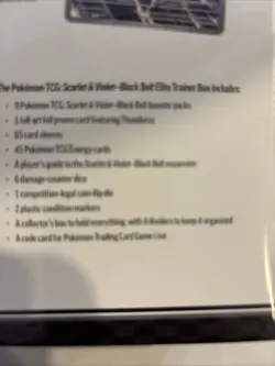 Pokemon Black Bolt - Elite Trainer Box ETB TCG Scarlet & Violet New Sealed - Image 3