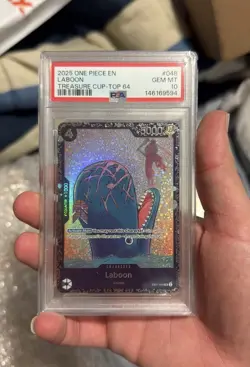 Laboon Treasure Cup Top 64 048 One Piece Championship Card PSA 10 - Image 1