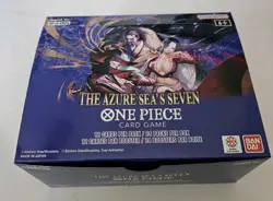 Empty One Piece Card Game OP14 Azure Seas Seven Booster Box UNSEALED Empty X10 - Image 1