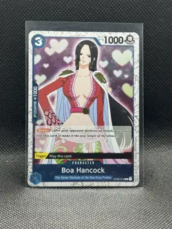 Boa Hancock ST03-013 (Jolly Roger Foil) - Premium Booster (PRB-01) - One Piece - Image 1
