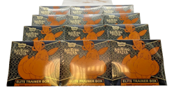 Lot of (12) Pokemon TCG: Shining Fates Elite Trainer ETB Box Sealed - Image 3