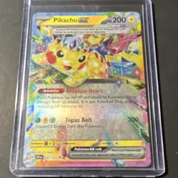 Pokemon TCG Pikachu ex 057/191 Sv08: Surging Sparks Holo Double Rare 200 HP Card - Image 1