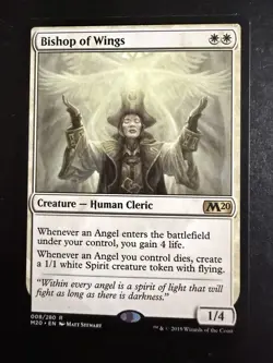 MTG - NM - Bishop of Wings - M20 - Image 1
