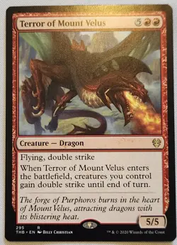 MTG Magic [x1] Terror of Mount Velus [x1] Theros Beyond Death M/NM - Image 1