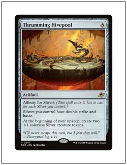 1x Thrumming Hivepool, Magic the Gathering MTG NM - Image 1