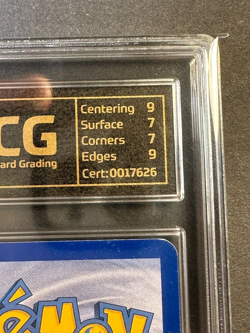 Dialga 1/130 Diamond & Pearl Holo Bleed Error TCG 7 Graded Pokemon Card PSA CGC - Image 3