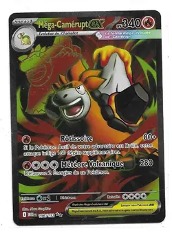 CARTE POKEMON MEGA-CAMERUPT EX 340 PV 156/132 SERIE MEGA EVOLUTION ME01 NEUVE - Image 1