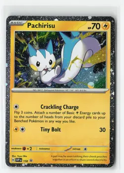 PACHIRISU SVP 158 COSMOS HOLO PROMO POKEMON TCG NM - Image 1
