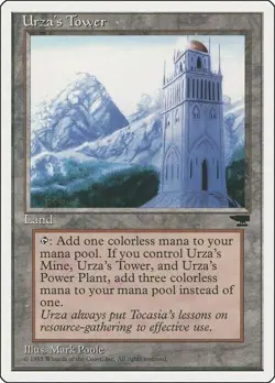 Magic The Gathering MTG URZA'S TOWER (MOUNTAINS) Chronicles NM Near Mint - Image 1
