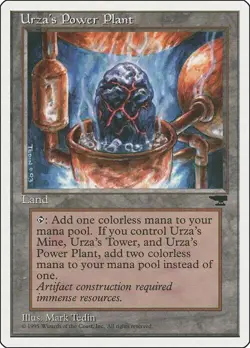 Magic The Gathering MTG URZA'S POWER PLANT (ROCK IN POT) Chronicles NM Near Mint - Image 1