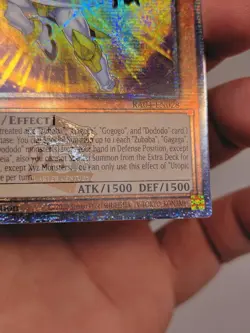YuGiOh! Utopic Onomatopoeia (Quarter Century Secret Rare) RA04-EN028 1st Ed NM - Image 4
