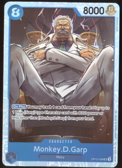 Monkey.D.Garp OP12-056 SR Legacy of the Master Holo Foil One Piece TCG - Image 1
