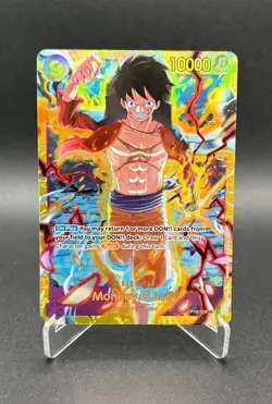 One Piece Monkey D Luffy OP09-119 - Emperors in the New World SEC Secret Rare - Image 1