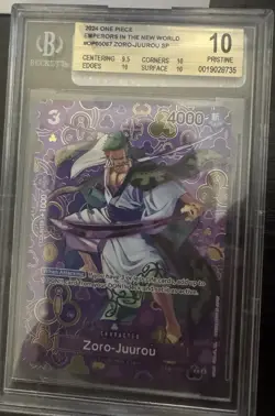 One Piece TCG Zoro-Juurou SP OP05-067 BGS 10 - Image 1