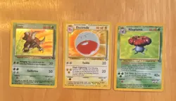 Pokemon Jungle Pinsir 9/64 Electrode 2/64 Vileplume 15/64 3 Holo Cards - Image 1