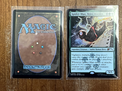 Two (2) MTG Spider-Man Miles Morales P0008 Foil Promo Cards - Web-Slinger's Kit - Image 3