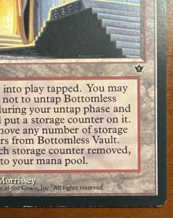 Vintage Bottomless Vault Fallen Empires Regular MTG LP - Image 4