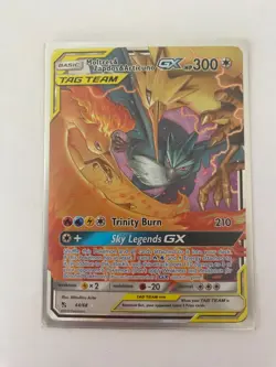 Sky Legends GX, Moltre & Zappos & Articuno; Tag Team Pokemon Card - Image 1
