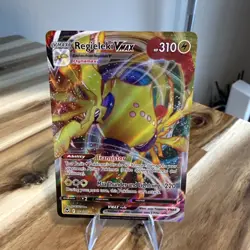Pokemon Card - Regieleki Vmax 058/195 Silver Tempest Rare Holo Full Art NM - Image 1