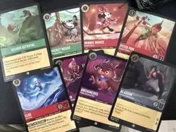 Lorcana First Chapter & Rise Of The Floodborn 240 Card Bulk C/UC/R/SR/Legendary - Image 2