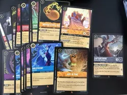 Lorcana First Chapter & Rise Of The Floodborn 240 Card Bulk C/UC/R/SR/Legendary - Image 4
